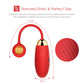 SVAKOM Ella Neo Rechargeable Interactive App Enabled Vibrating Silicone Bullet - Red