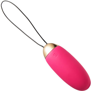 SVAKOM Elva Remote Controlled Wearable Intelligent Rechargeable Silicone Vibrating Bullet - Pink