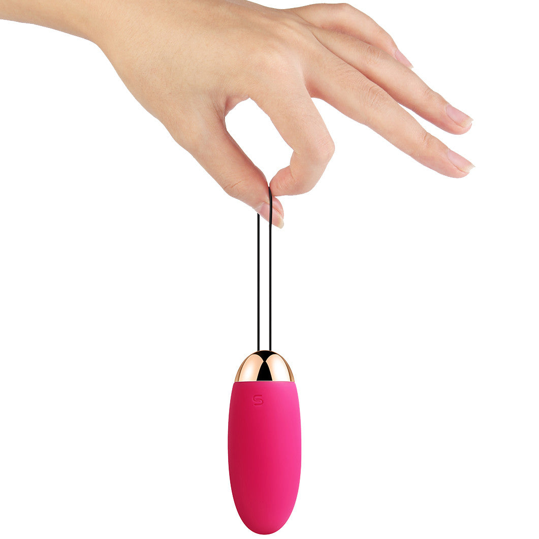 SVAKOM Elva Remote Controlled Wearable Intelligent Rechargeable Silicone Vibrating Bullet - Pink