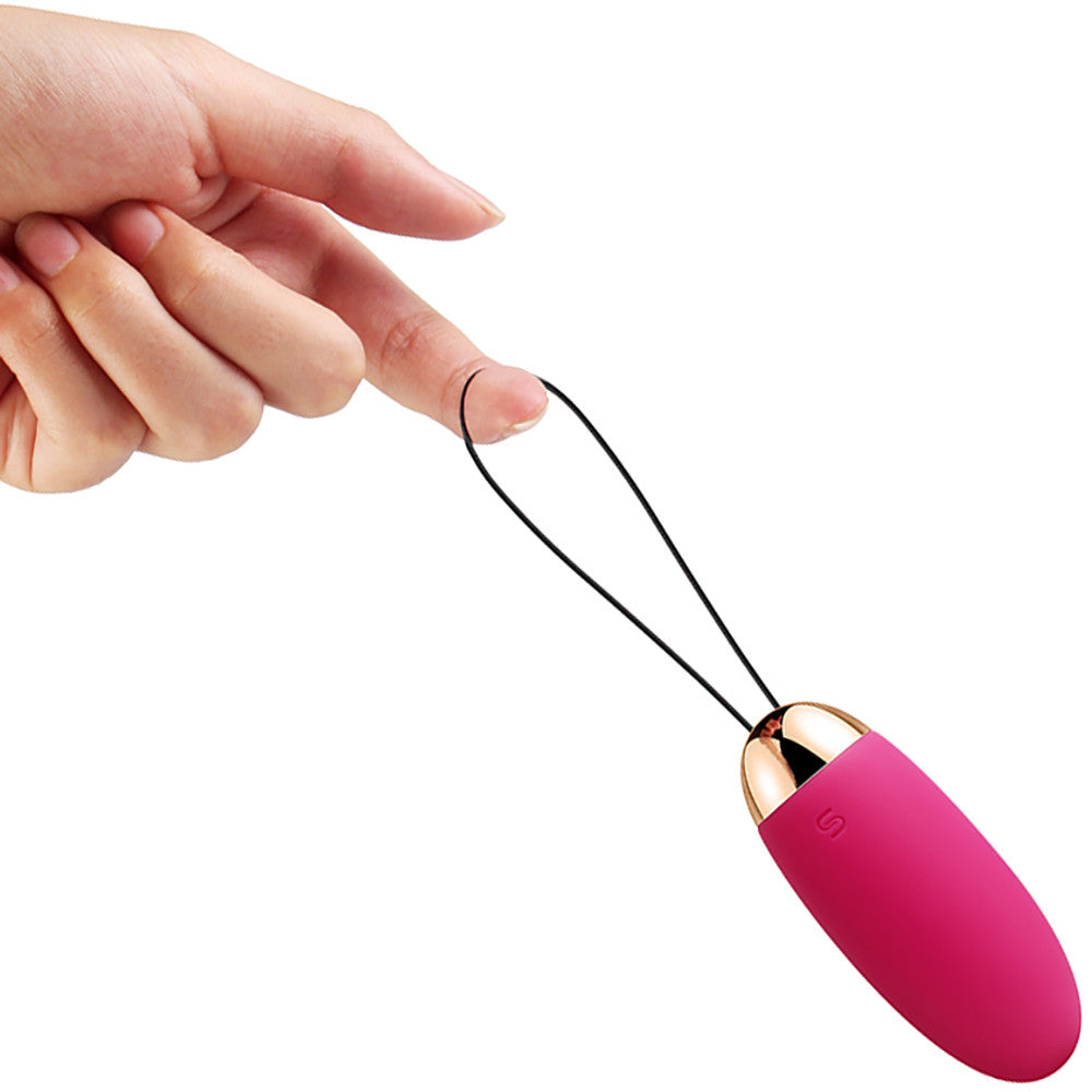 SVAKOM Elva Remote Controlled Wearable Intelligent Rechargeable Silicone Vibrating Bullet - Pink