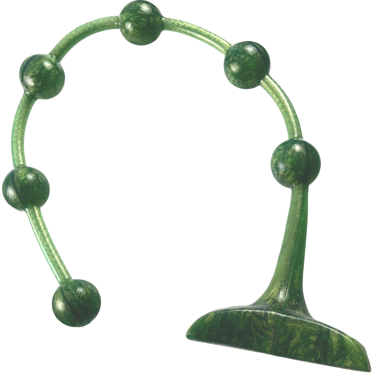 Emerald Gemstones, Small Silicone Anal Beads By Vixen