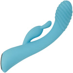 Aqua Bunny Waterproof Rechargeable Soft Dual Stimulation Vibrator By Evolved Novelties