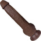 The Engineer 7 Inch Silicone Realistic Dildo With Balls & Suction Cup Base By Fukena - Chocolate