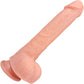 The Engineer 7 Inch Silicone Realistic Dildo With Balls & Suction Cup Base By Fukena - Vanilla