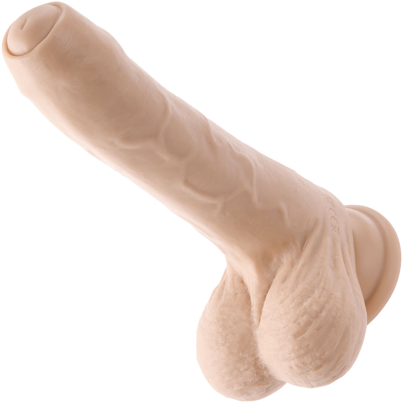 Peek A Boo Uncut Vibrating Rechargeable Silicone Suction Cup Dildo By Evolved Novelties - Vanilla