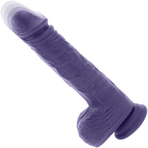 Pleasure Rider Rechargeable Thrusting & Vibrating Silicone Dildo With Remote By Evolved Novelties