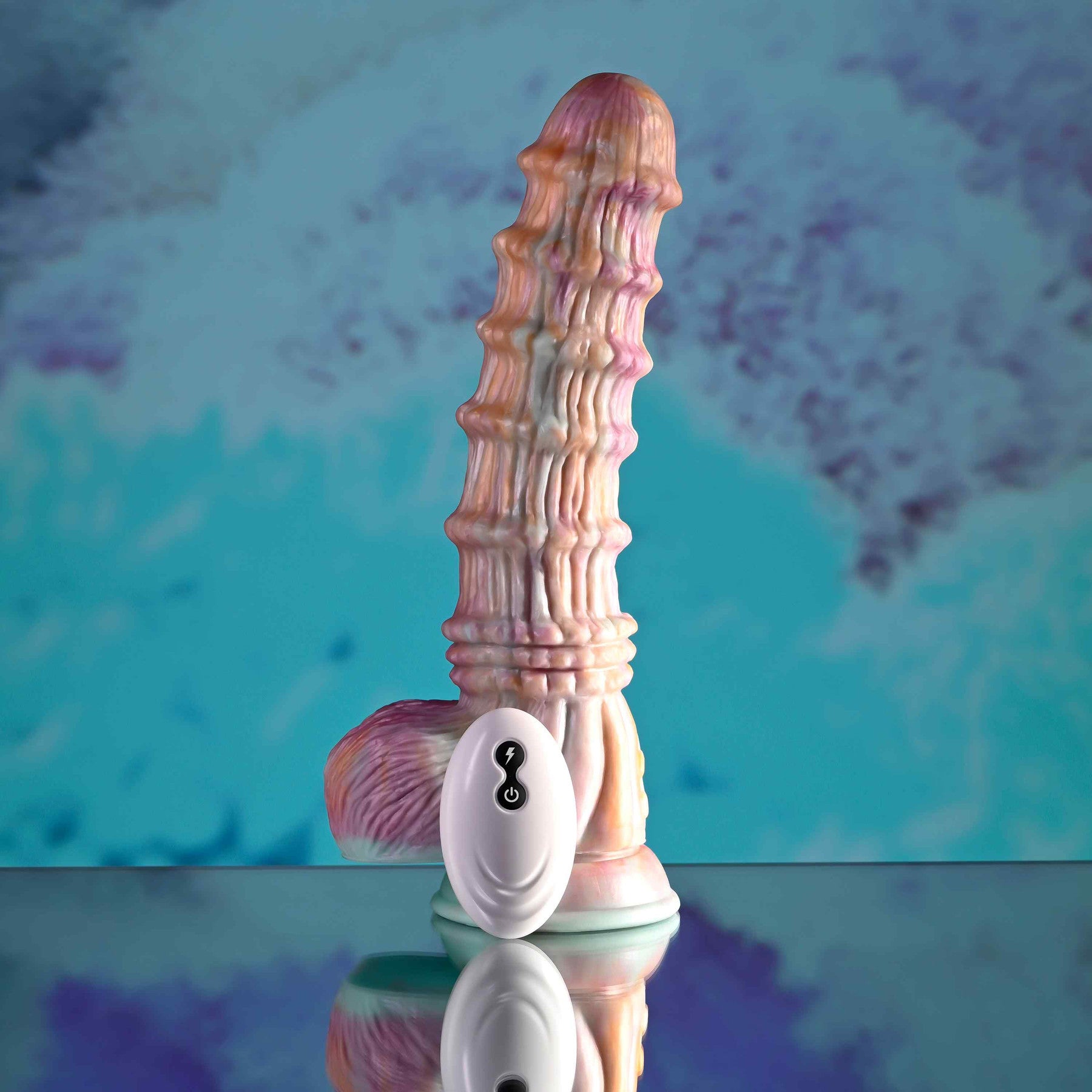 Fantasy Rechargeable Silicone Vibrating Dildo With Remote By Evolved Novelties