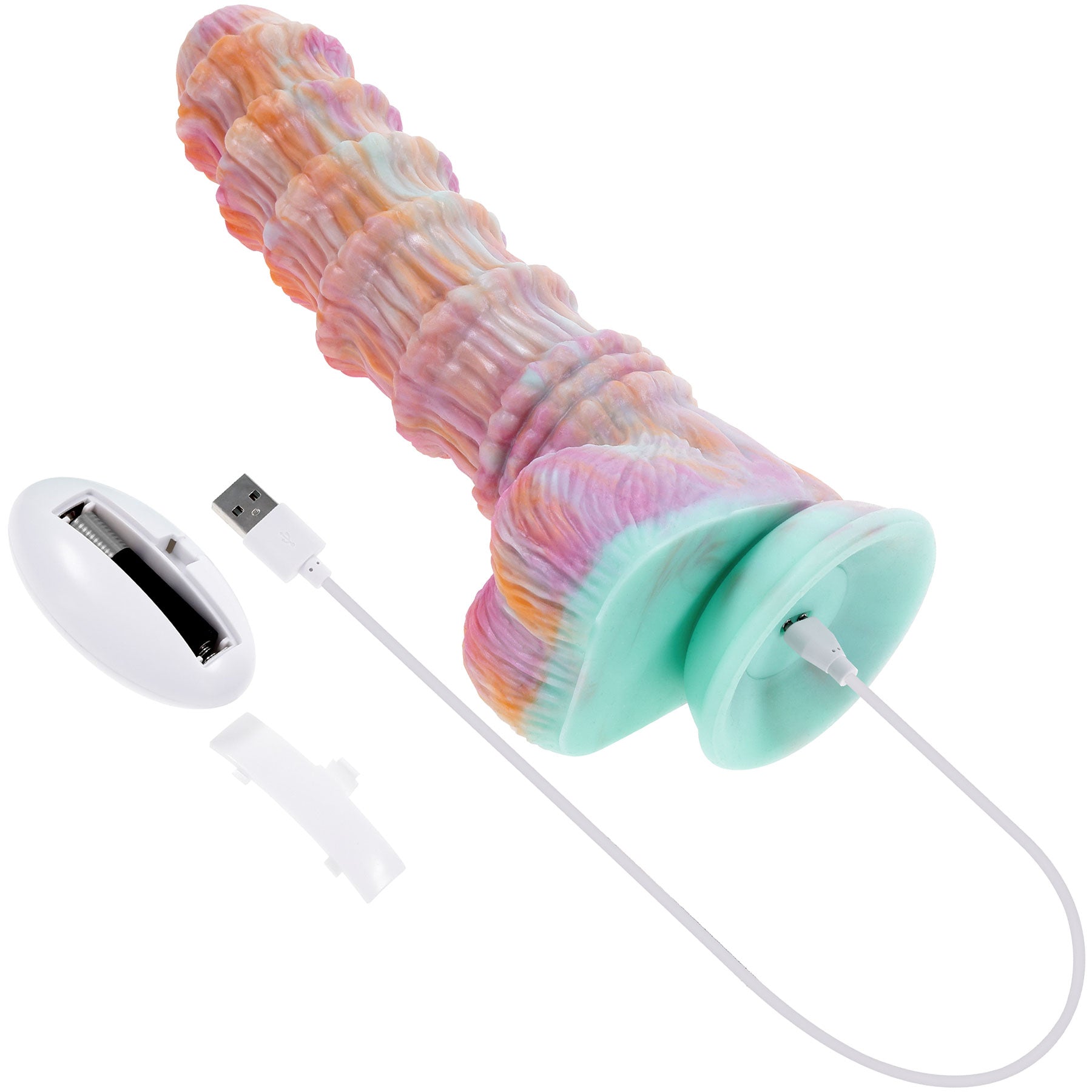 Fantasy Rechargeable Silicone Vibrating Dildo With Remote By Evolved Novelties