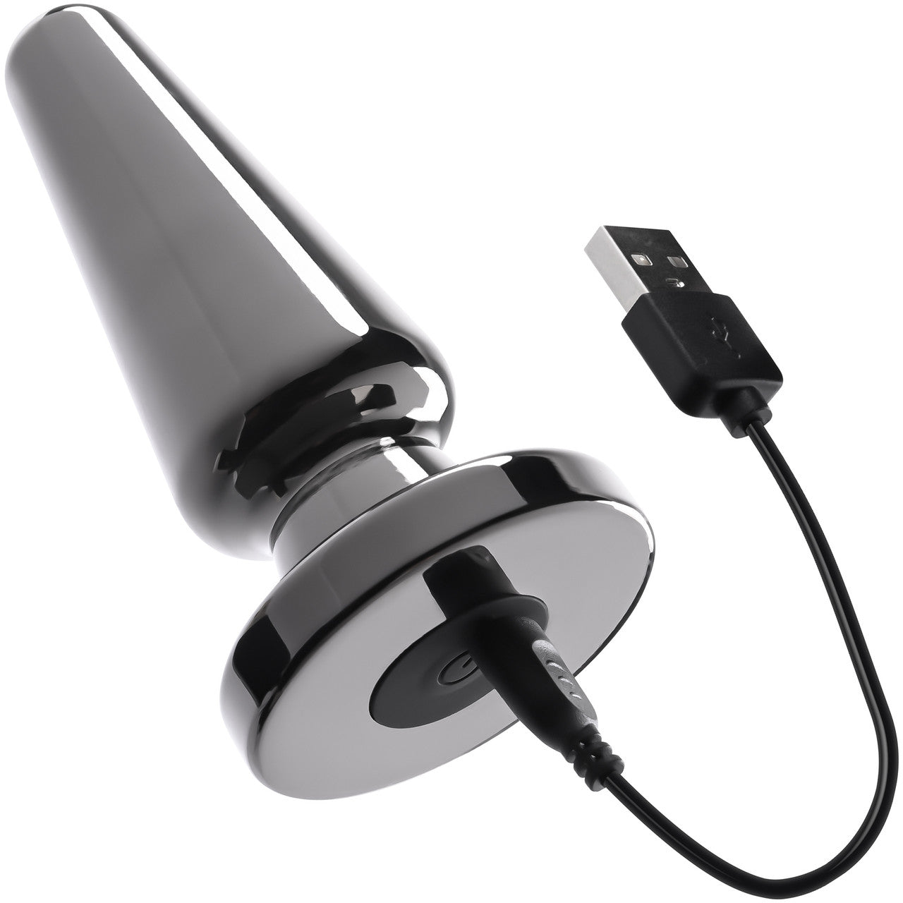 Advanced Metal Plug Rechargeable Vibrating Butt Plug By Evolved Novelties