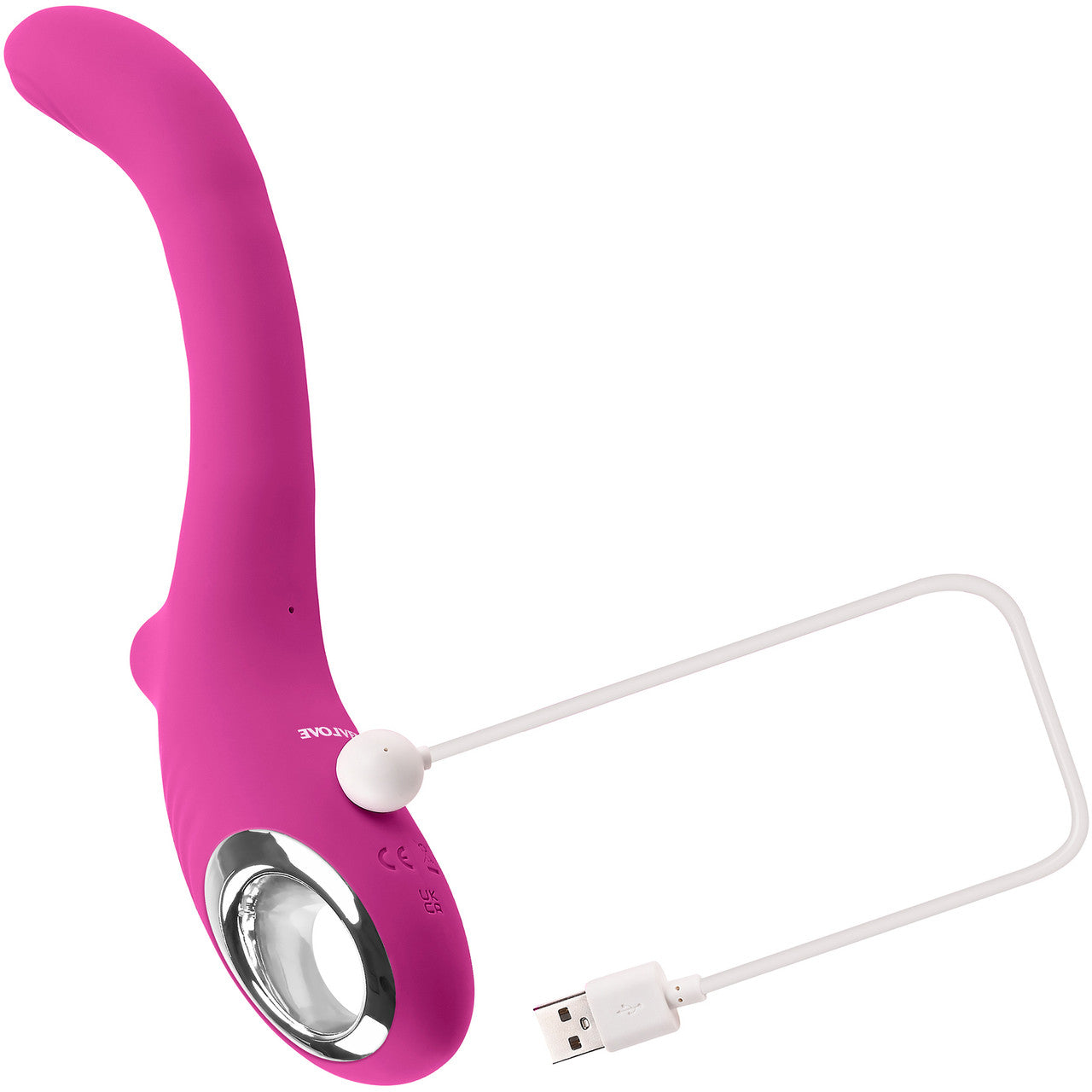 Strike A Pose Rechargeable Silicone Dual Stimulation G-Spot & Clitoral Vibrator With Suction By Evolved Novelties