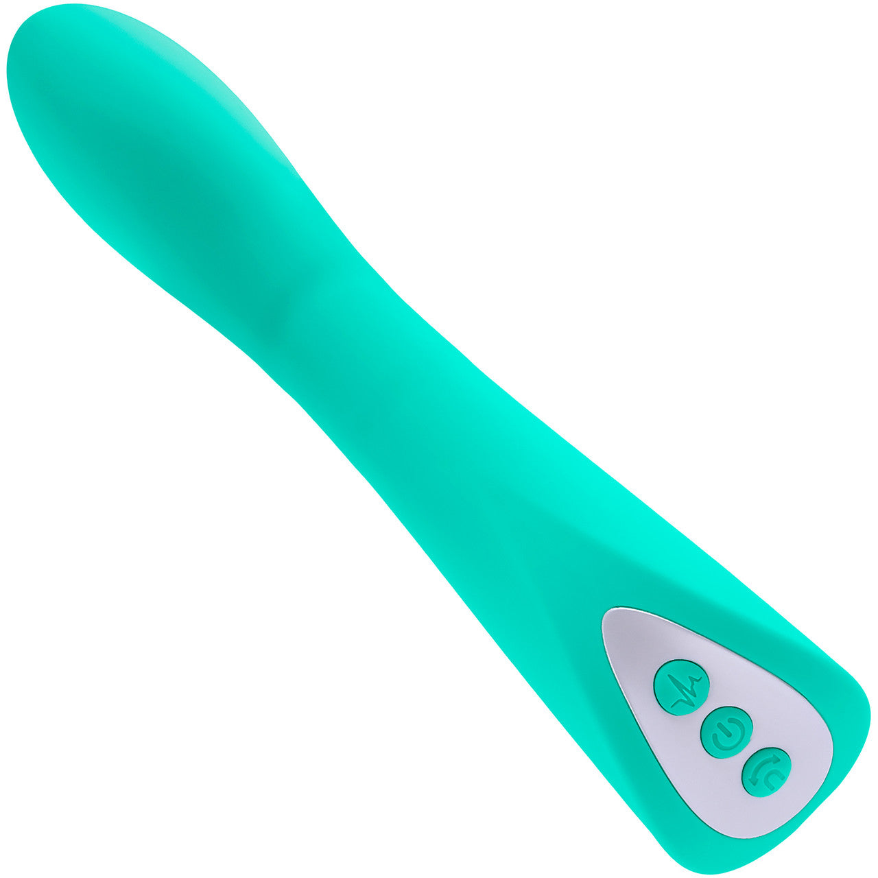 Come With Me Rechargeable Silicone G-Spot Vibrator With Come Hither Motion By Evolved Novelties - Green