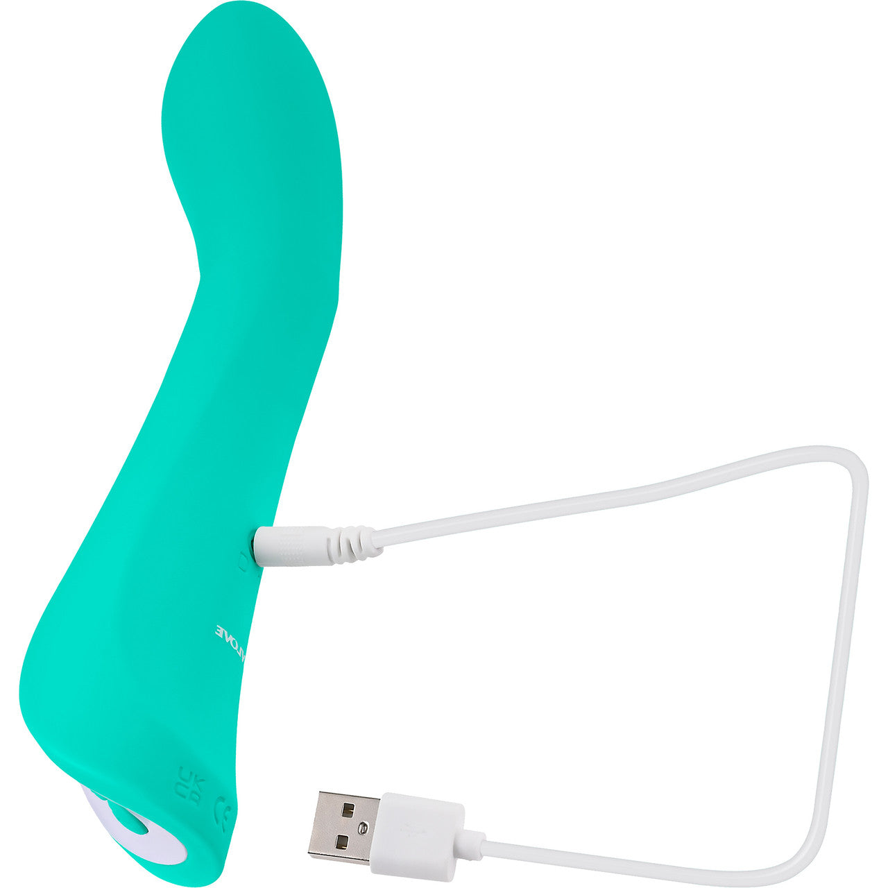 Come With Me Rechargeable Silicone G-Spot Vibrator With Come Hither Motion By Evolved Novelties - Green