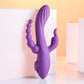 Fourgasm Quadruple Stimulation Rechargeable Silicone Vibrator By Evolved Novelties