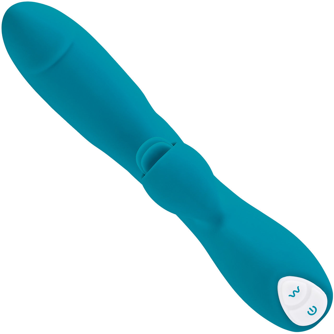 Fierce Flicker Rechargeable Waterproof Silicone Dual Stimulating Vibrator By Evolved Novelties