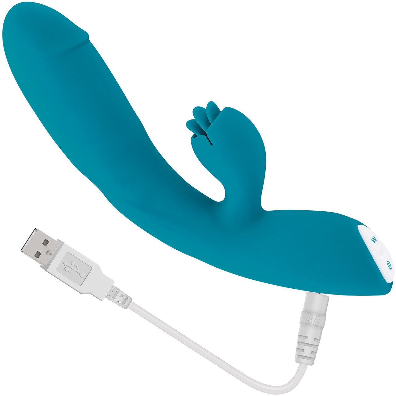 Fierce Flicker Rechargeable Waterproof Silicone Dual Stimulating Vibrator By Evolved Novelties