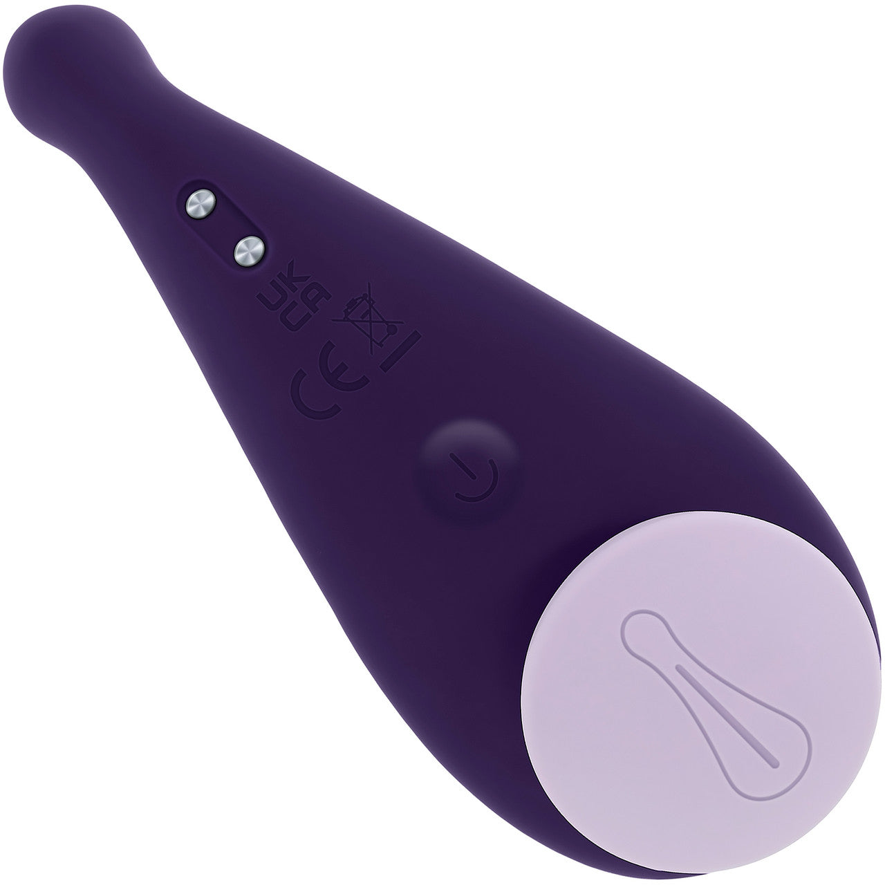 Panty Party Rechargeable Silicone Magnetic Panty Vibrator With Remote By Evolved Novelties - Purple