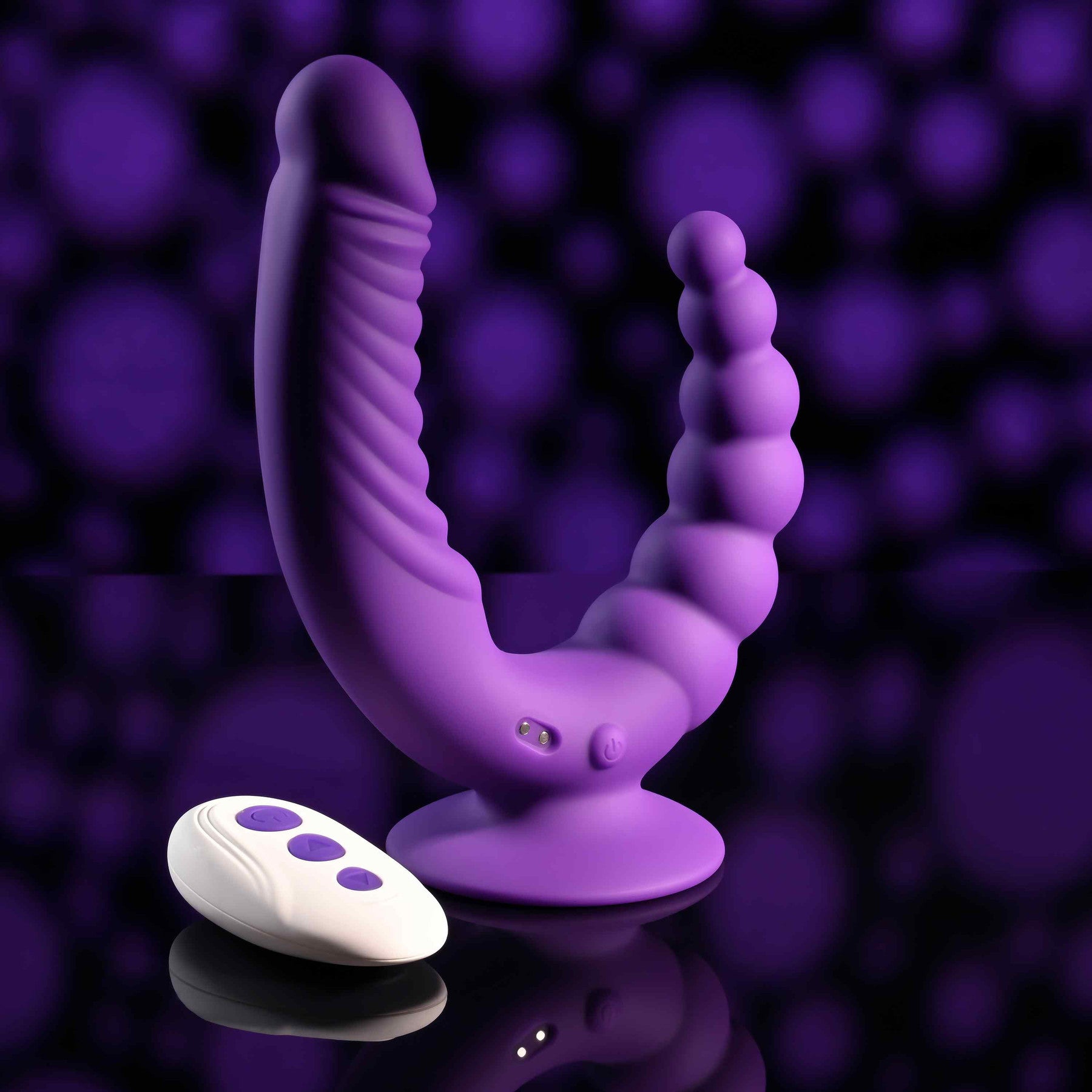 Rider Rechargeable Silicone Double Ended Vibrator By Evolved Novelties