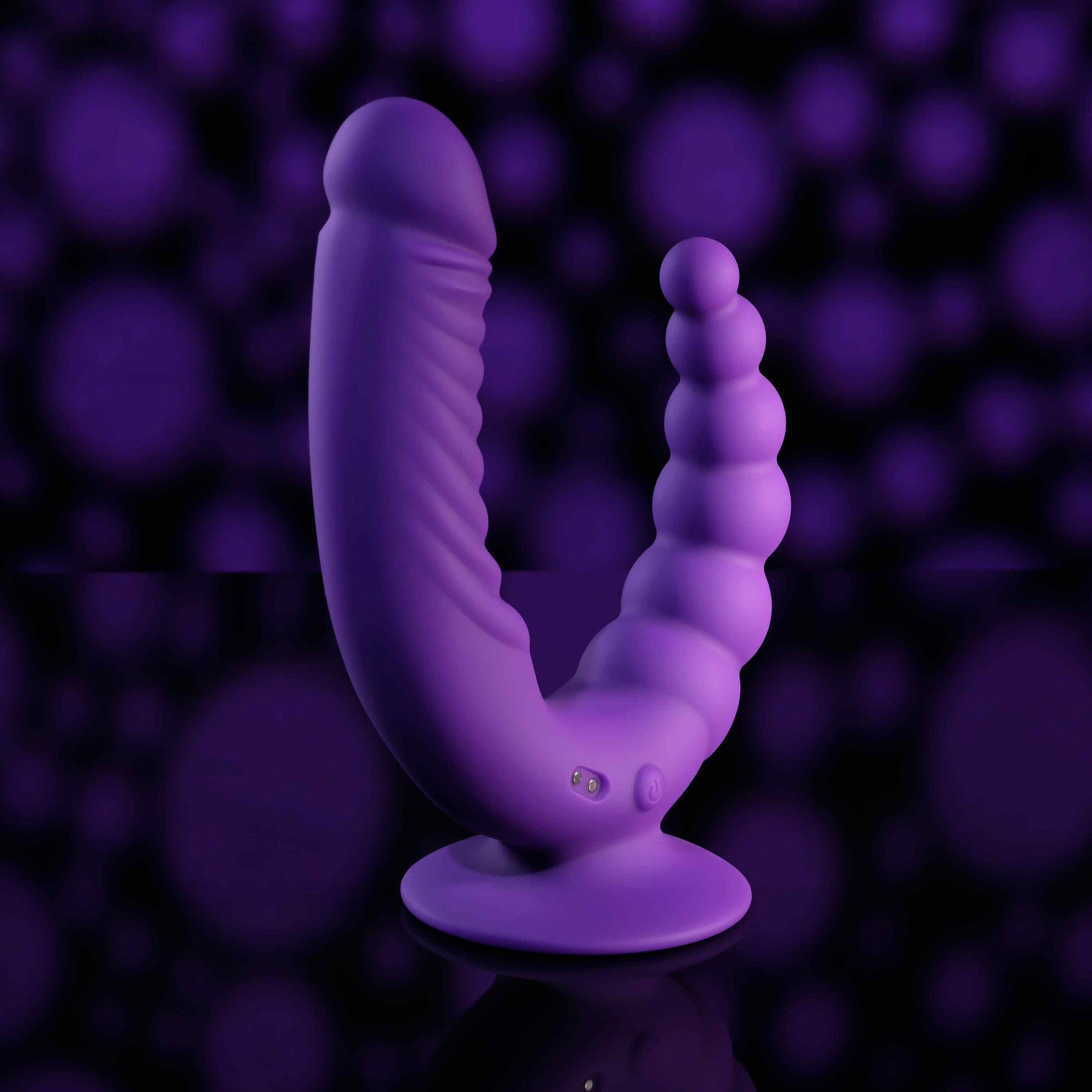 Rider Rechargeable Silicone Double Ended Vibrator By Evolved Novelties