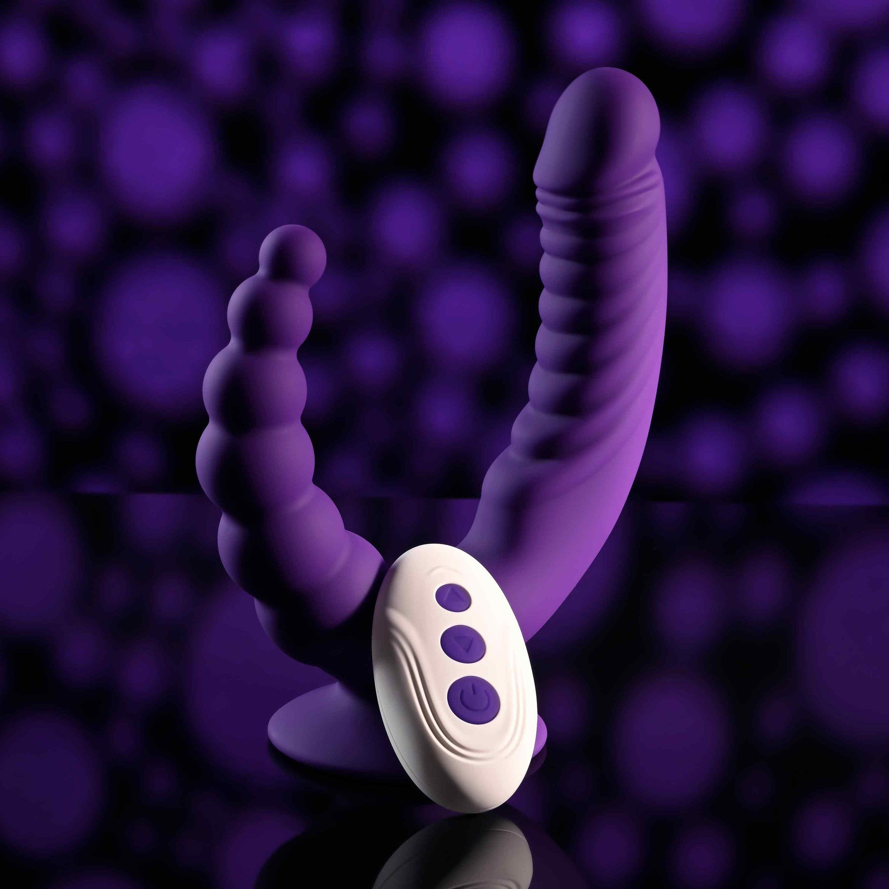 Rider Rechargeable Silicone Double Ended Vibrator By Evolved Novelties