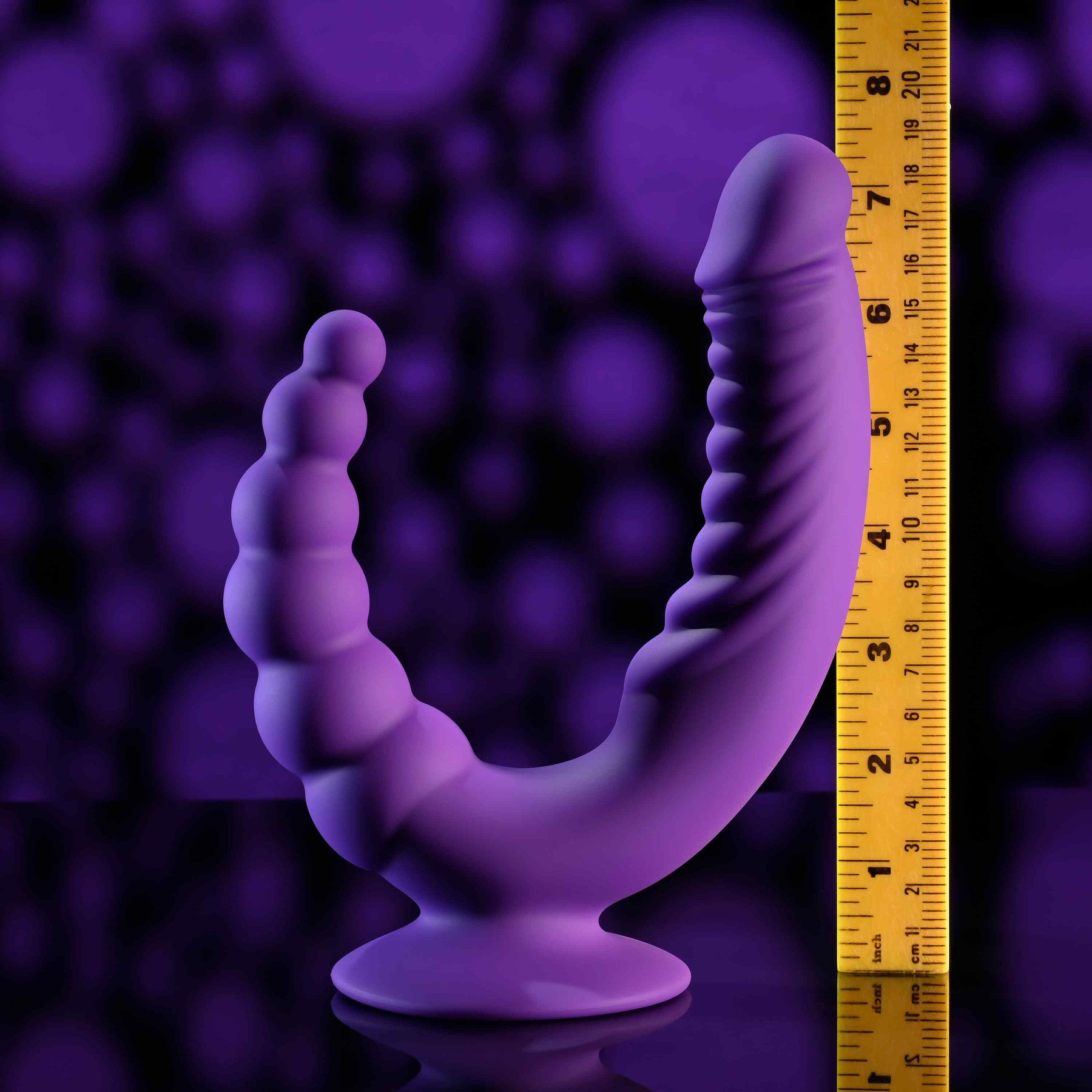 Rider Rechargeable Silicone Double Ended Vibrator By Evolved Novelties