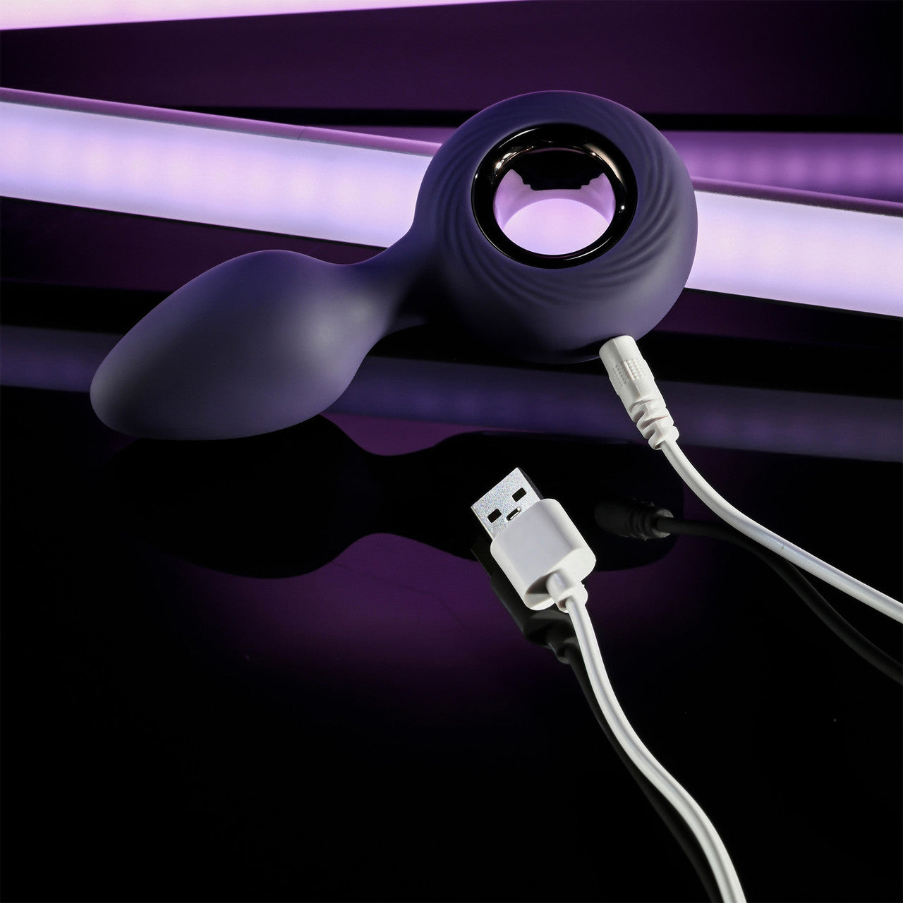 My Precious Rechargeable Waterproof Silicone Vibrating Anal Plug By Evolved Novelties - Purple