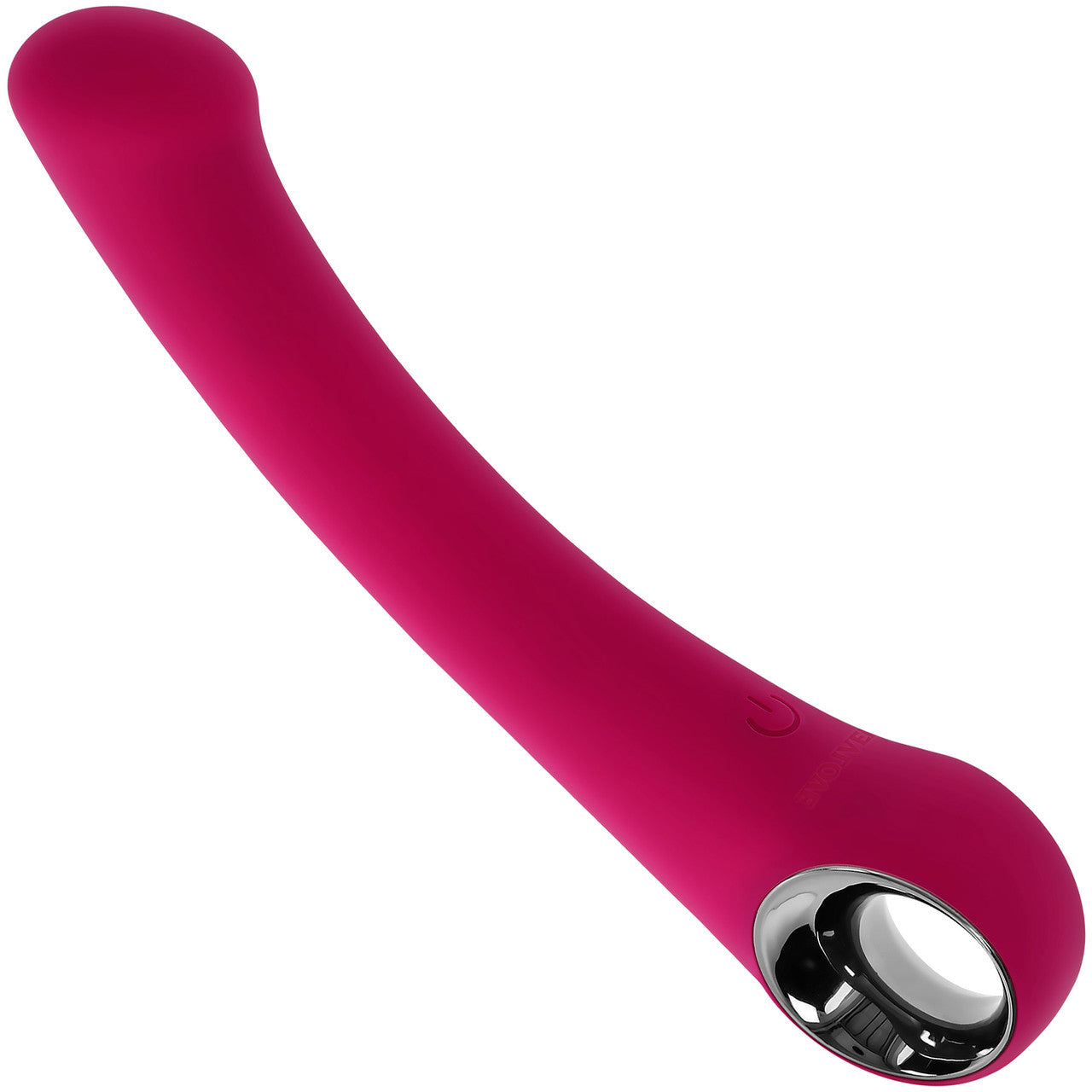 Pleasure Curve Rechargeable Waterproof Silicone G-Spot Vibrator With Ring Handle By Evolved Novelties