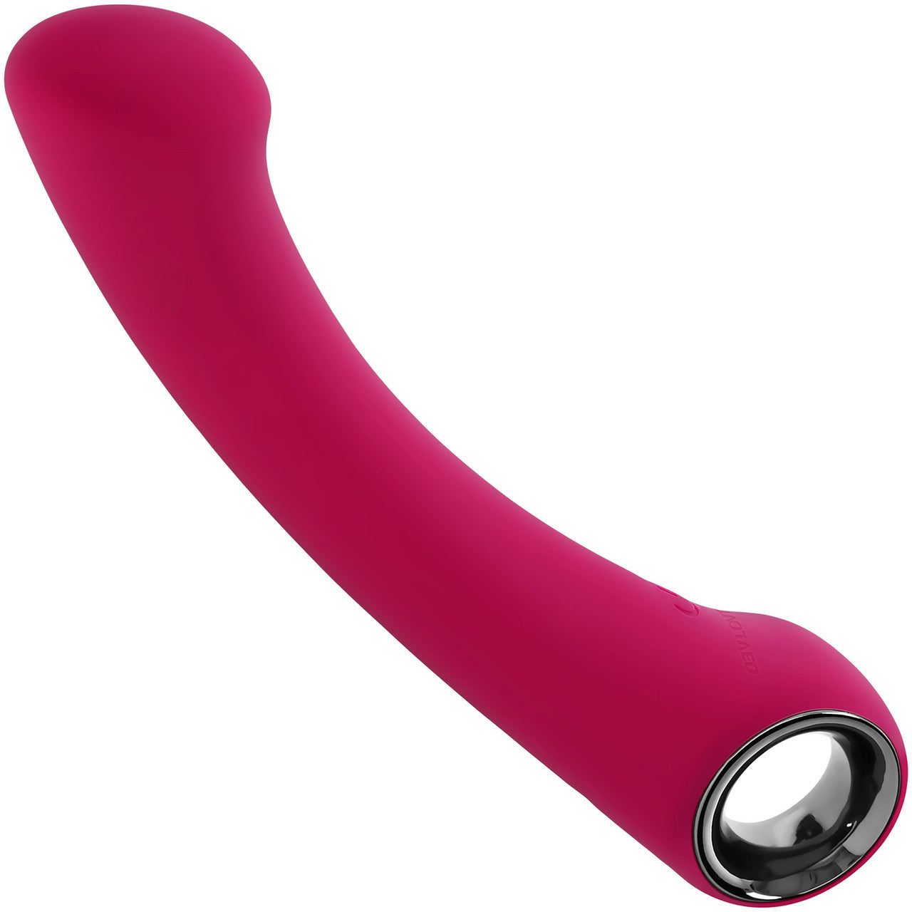 Pleasure Curve Rechargeable Waterproof Silicone G-Spot Vibrator With Ring Handle By Evolved Novelties