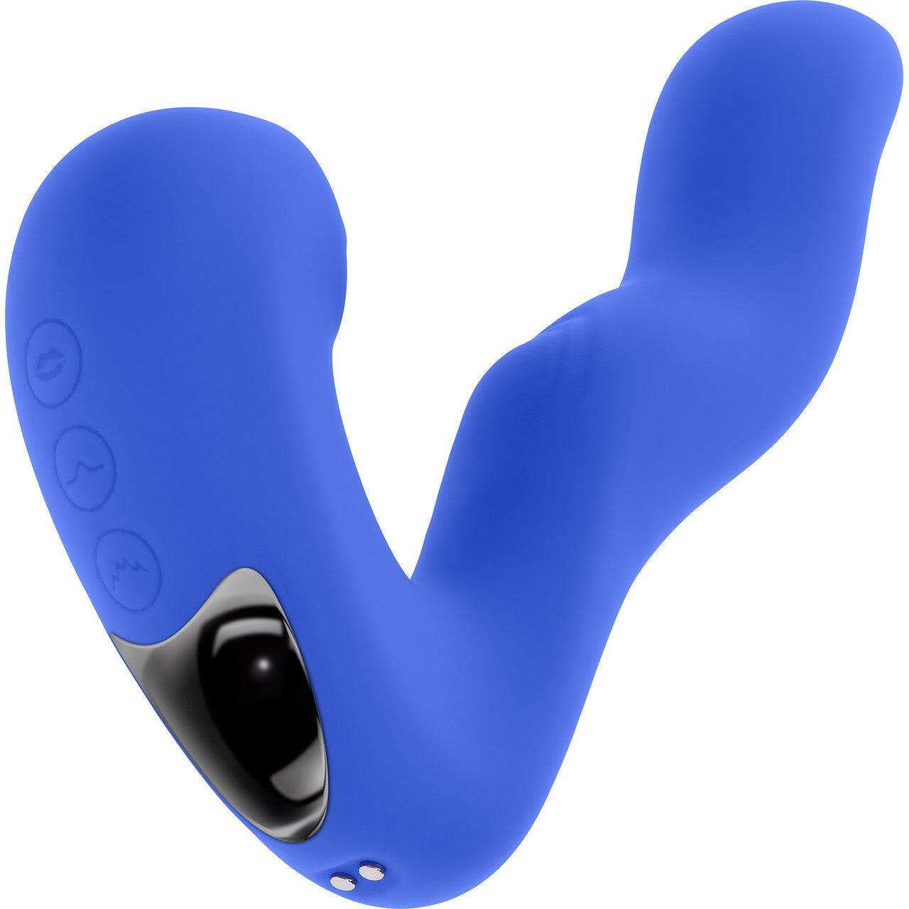 Tappity Tap Rechargeable Waterproof Silicone Dual Stimulation Vibrator By Evolved Novelties