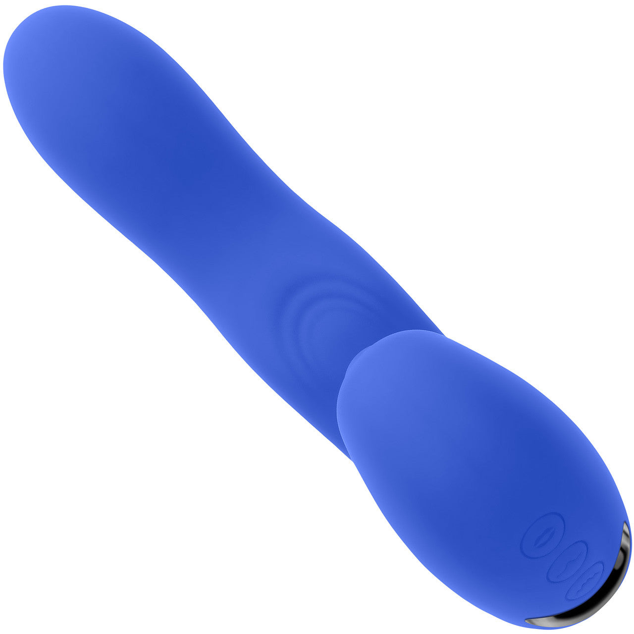 Tappity Tap Rechargeable Waterproof Silicone Dual Stimulation Vibrator By Evolved Novelties