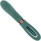 Chick Flick Waterproof Silicone Dual Ended Flickering Tongue G-Spot Vibrator By Evolved Novelties - Green