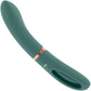 Chick Flick Waterproof Silicone Dual Ended Flickering Tongue G-Spot Vibrator By Evolved Novelties - Green