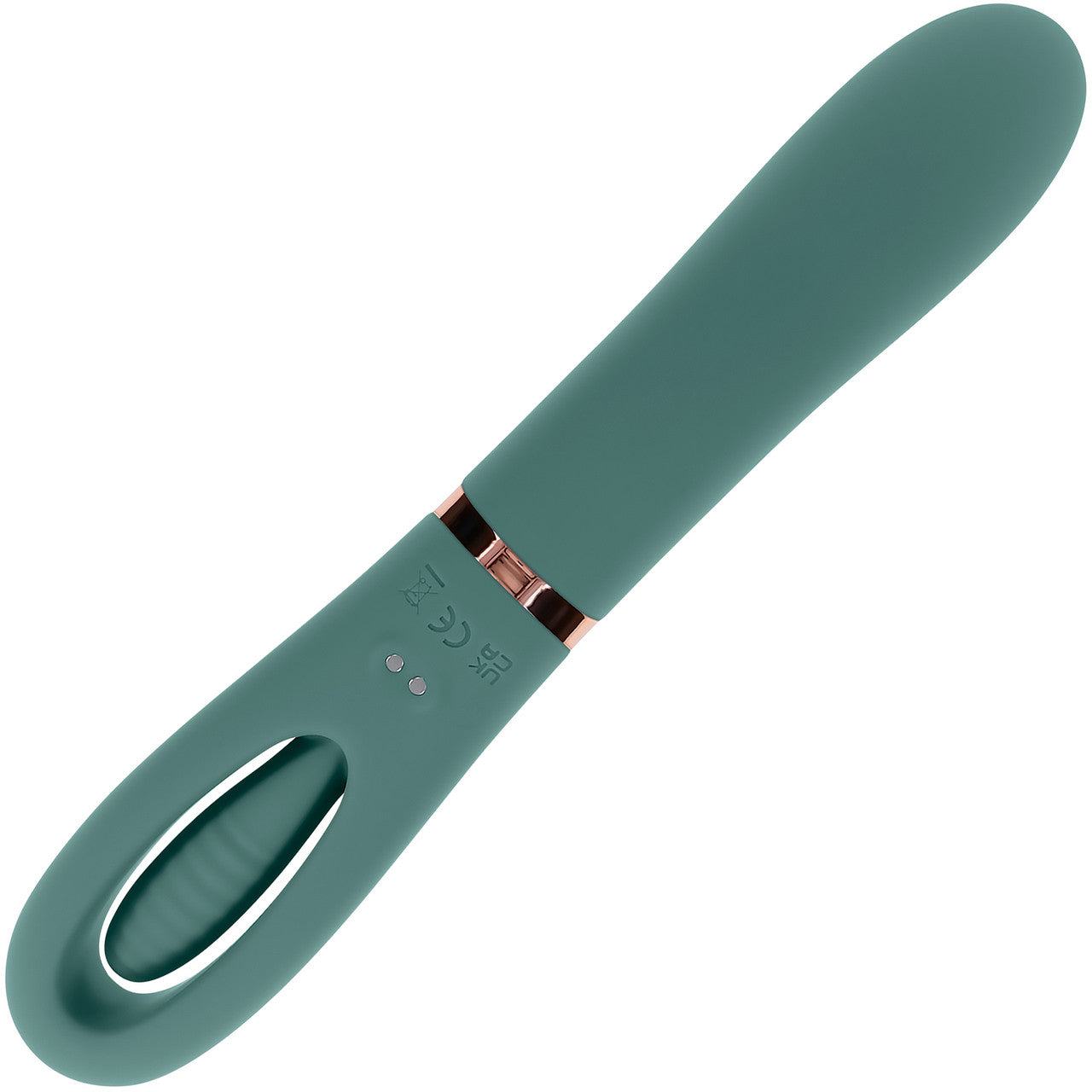 Chick Flick Waterproof Silicone Dual Ended Flickering Tongue G-Spot Vi Chick Flick Waterproof Silicone Dual Ended Flickering Tongue G-Spot Vi