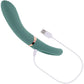 Chick Flick Waterproof Silicone Dual Ended Flickering Tongue G-Spot Vibrator By Evolved Novelties - Green