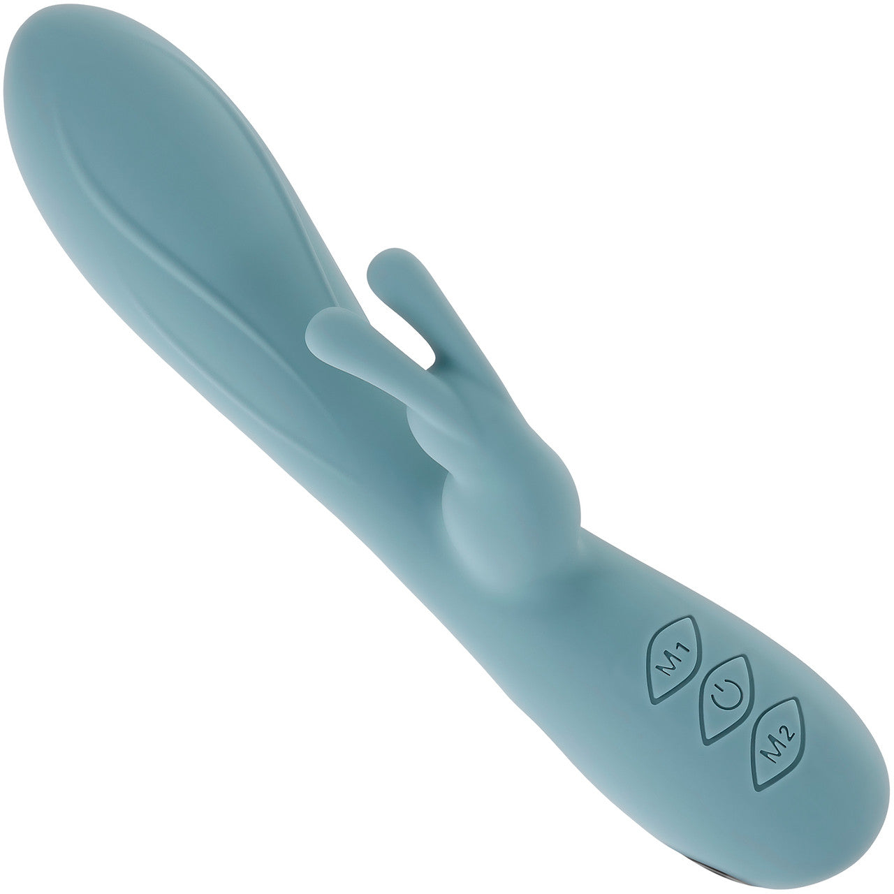 Boss Bunny Rechargeable Waterproof Silicone Rabbit Vibrator By Evolved Novelties - Blue