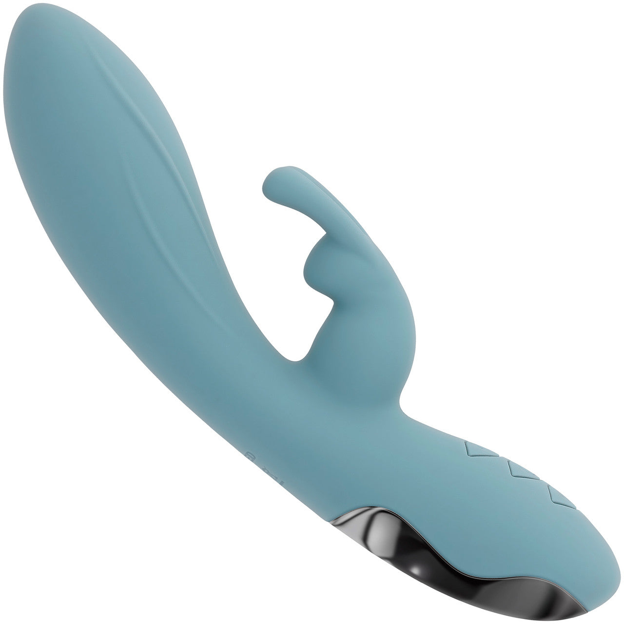 Boss Bunny Rechargeable Waterproof Silicone Rabbit Vibrator By Evolved Novelties - Blue