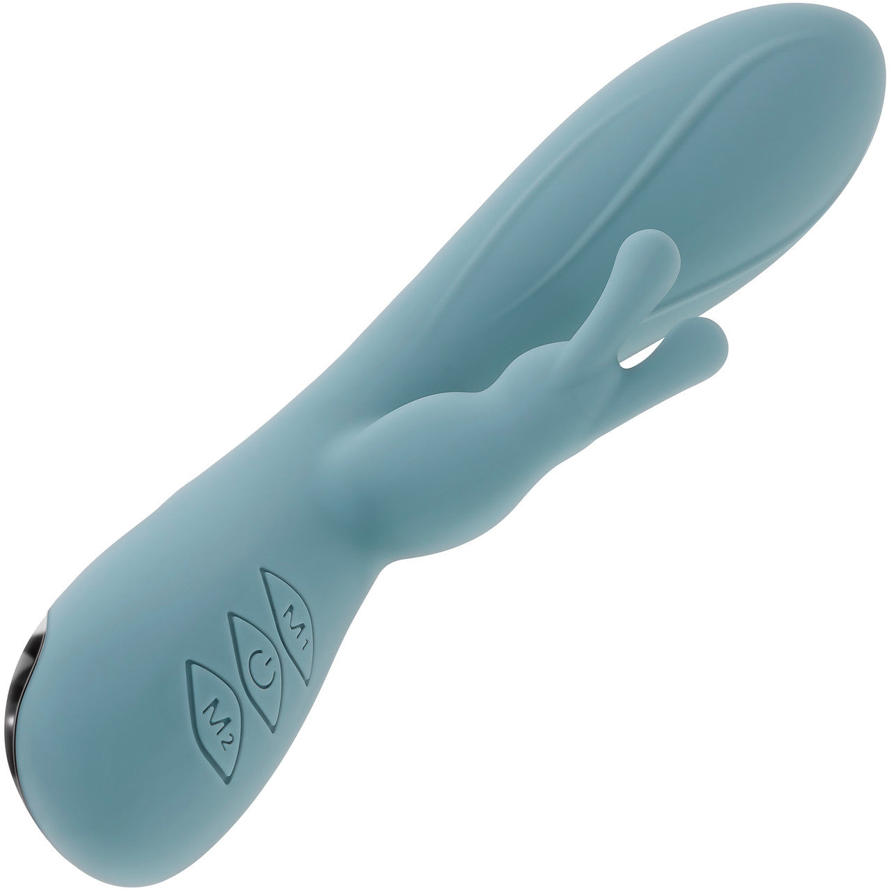 Boss Bunny Rechargeable Waterproof Silicone Rabbit Vibrator By Evolved Novelties - Blue