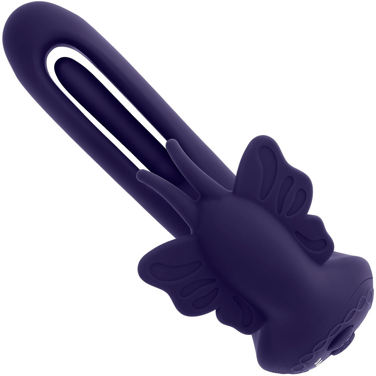 Lord Of The Wings Dual Stimulation Vibrator With Flapping Shaft & Remote By Evolved Novelties