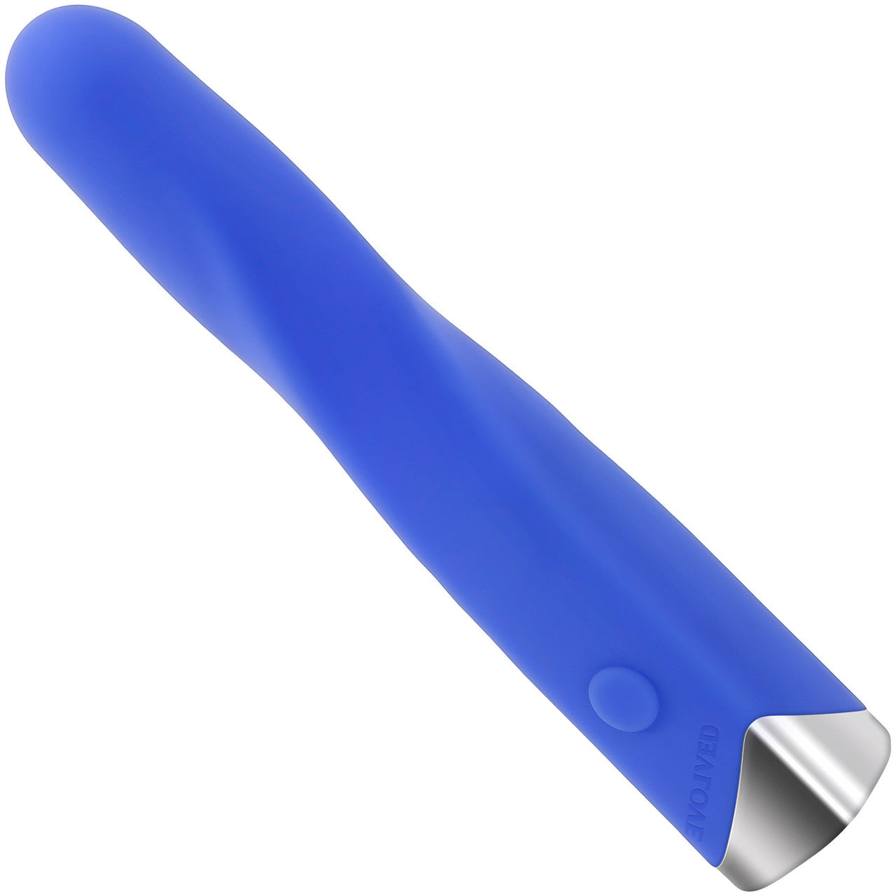 Twisted Temptation Rechargeable Waterproof Silicone Vibrator By Evolved Novelties - Blue