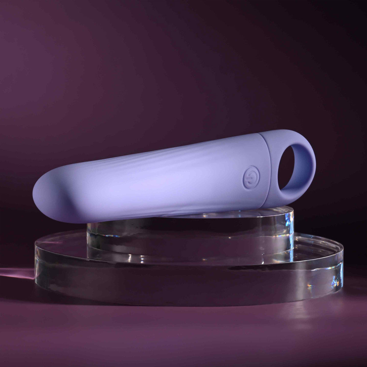 Tart Teaser Rechargeable Waterproof Silicone Wedge Vibrator By Evolved Novelties - Purple