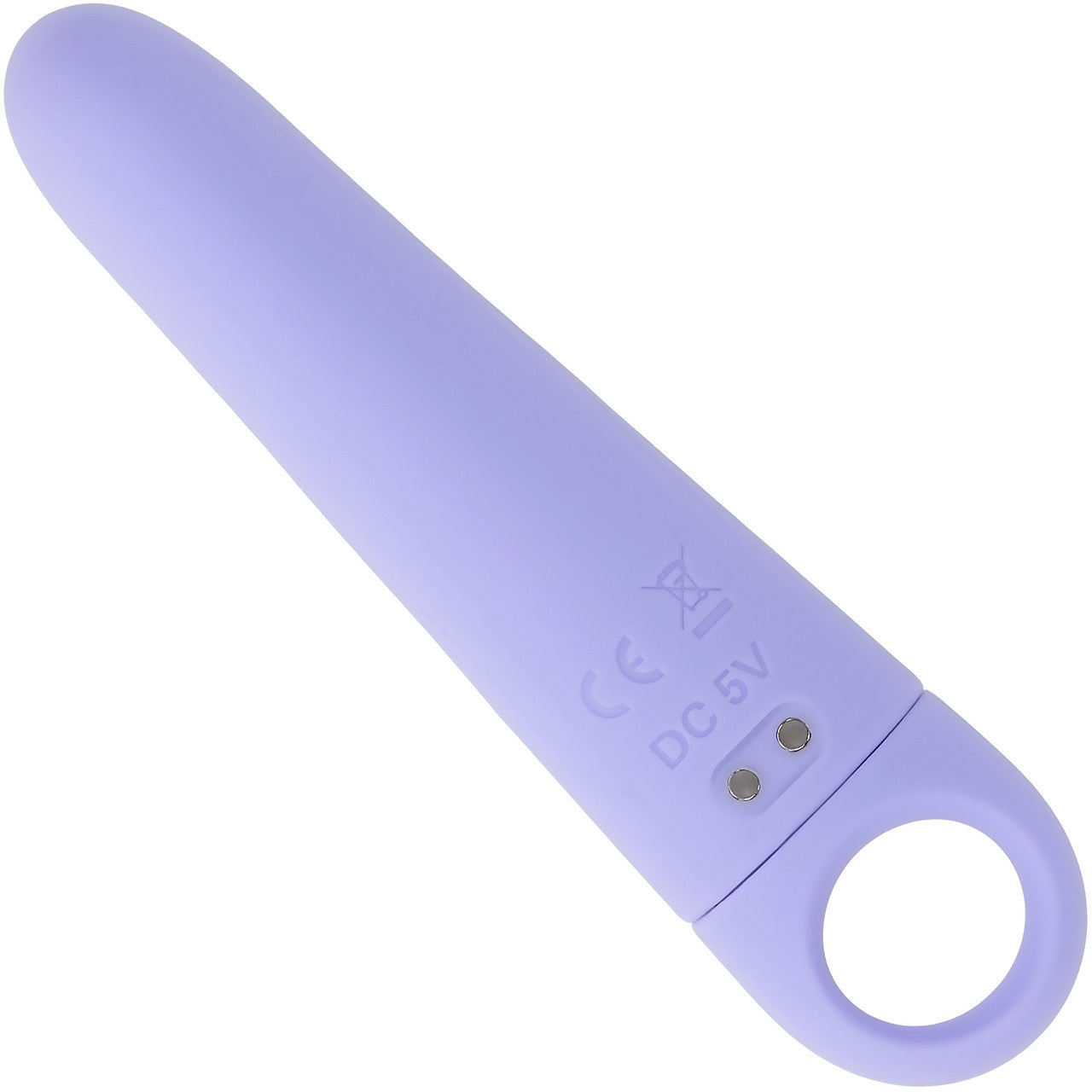 Tart Teaser Rechargeable Waterproof Silicone Wedge Vibrator By Evolved Novelties - Purple