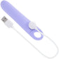 Tart Teaser Rechargeable Waterproof Silicone Wedge Vibrator By Evolved Novelties - Purple