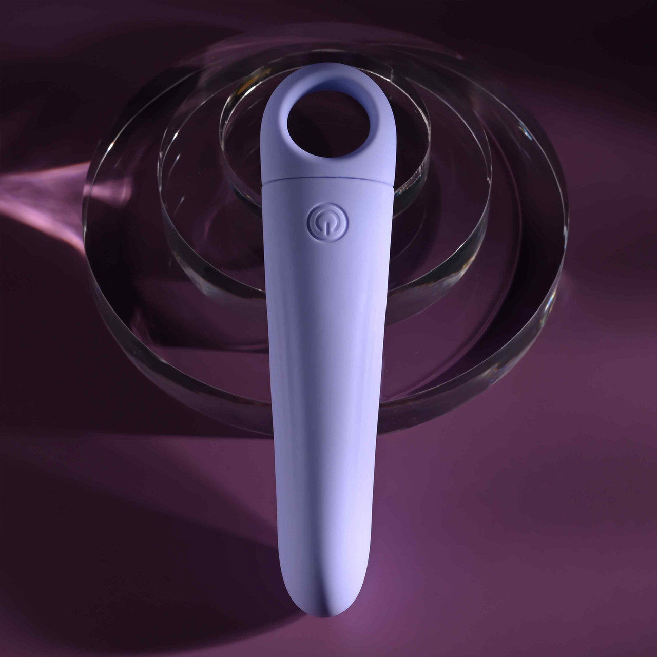 Tart Teaser Rechargeable Waterproof Silicone Wedge Vibrator By Evolved Novelties - Purple