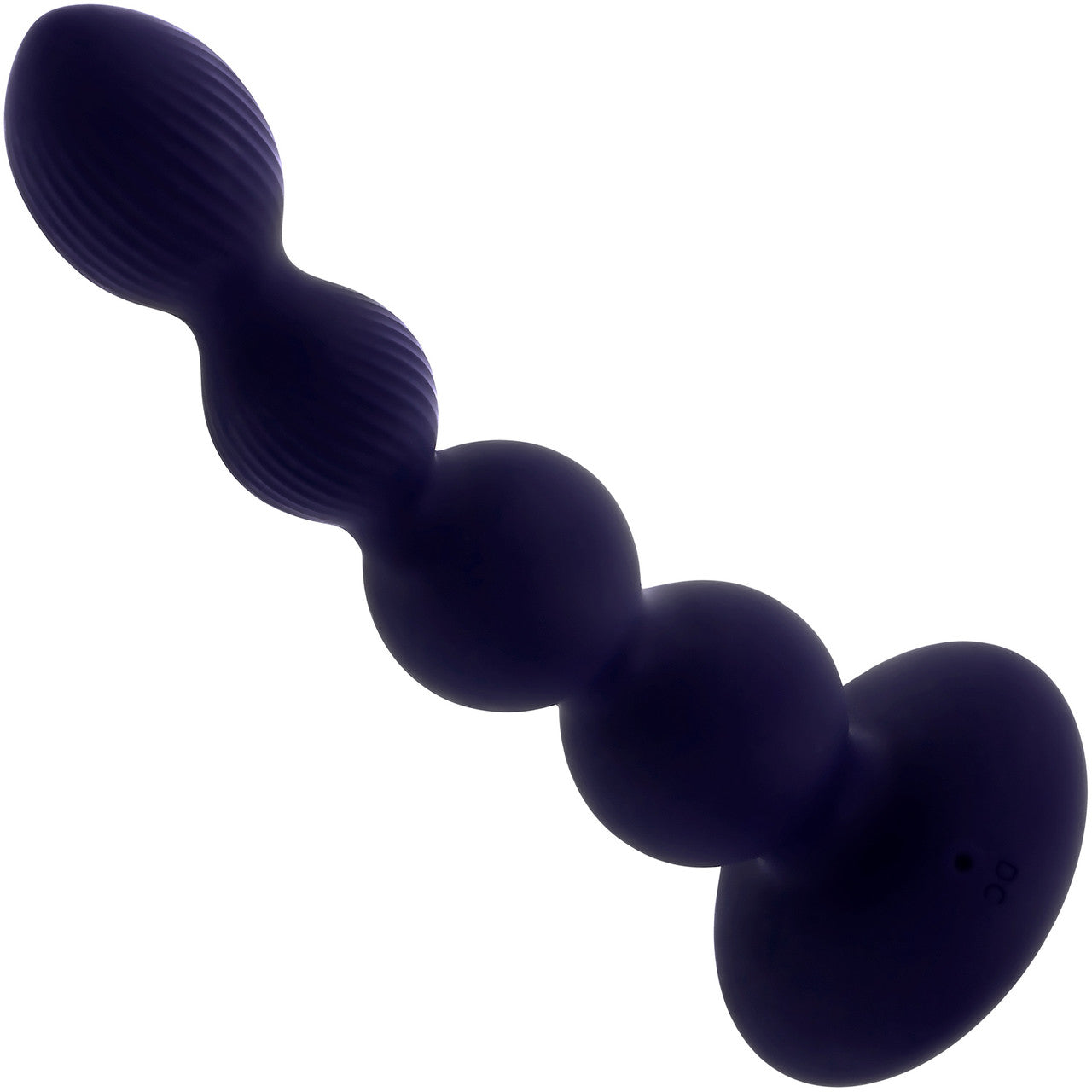 Pleasure Orbit Rechargeable Silicone Twirling, Vibrating Anal Beads With Remote By Evolved Novelties