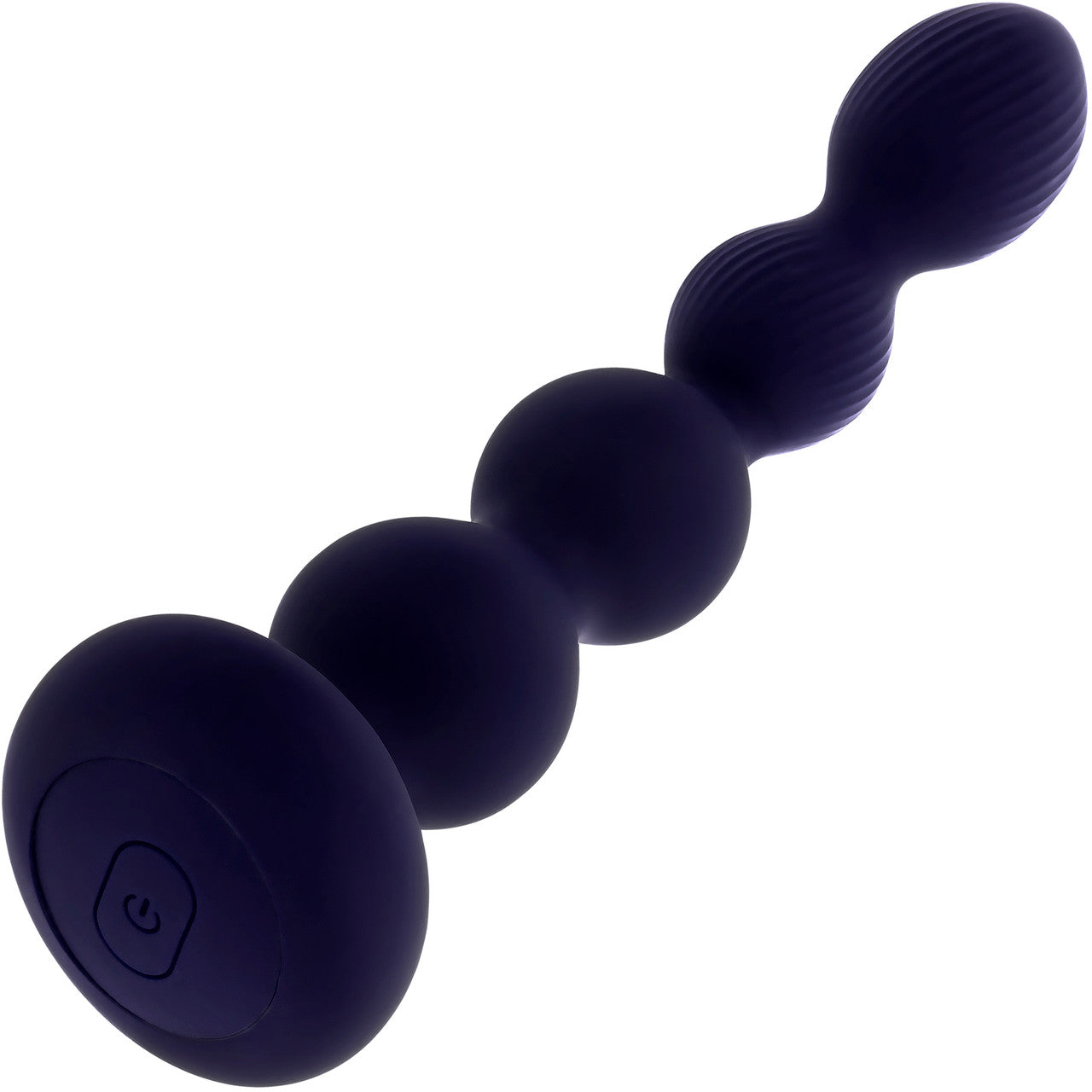 Pleasure Orbit Rechargeable Silicone Twirling, Vibrating Anal Beads With Remote By Evolved Novelties