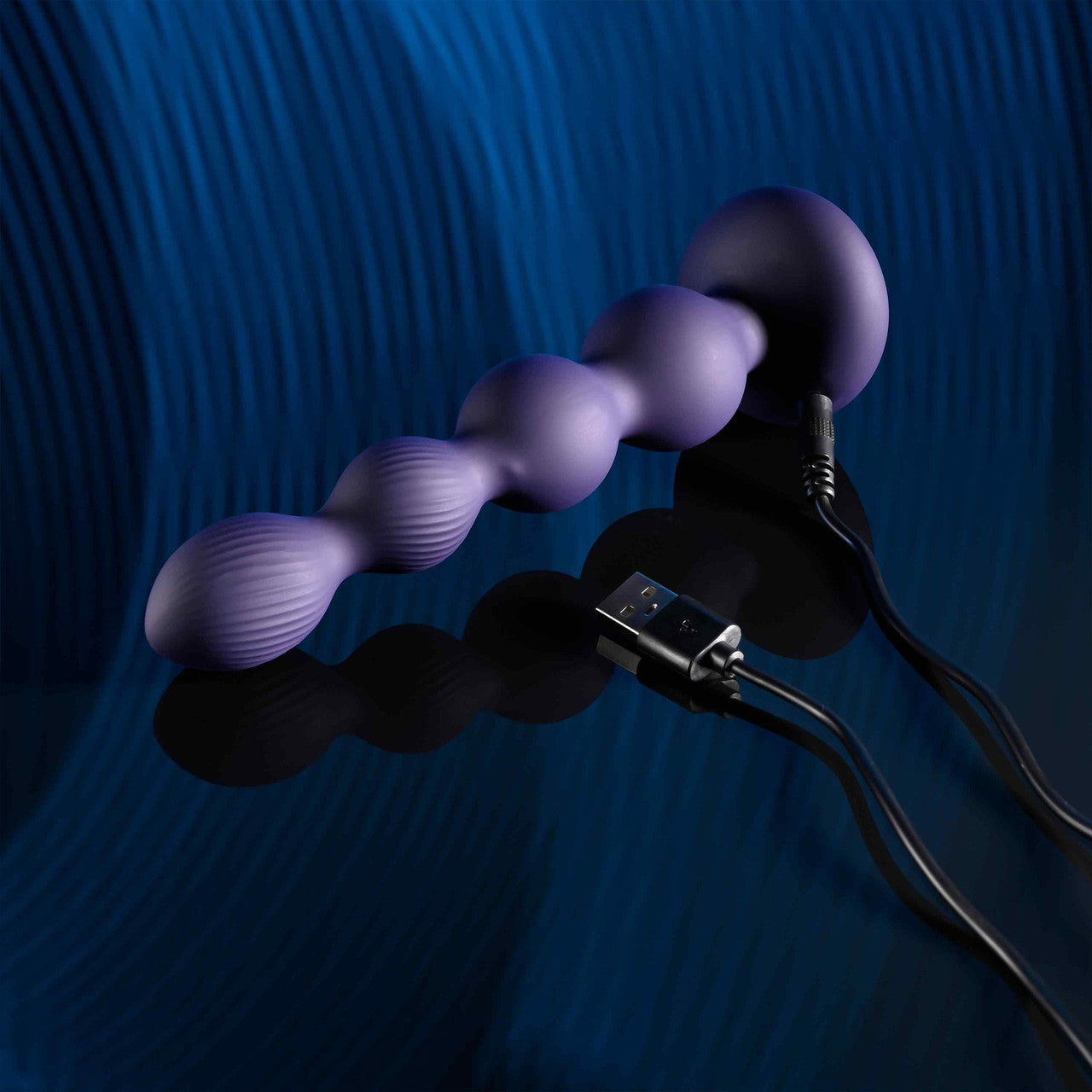 Pleasure Orbit Rechargeable Silicone Twirling, Vibrating Anal Beads With Remote By Evolved Novelties