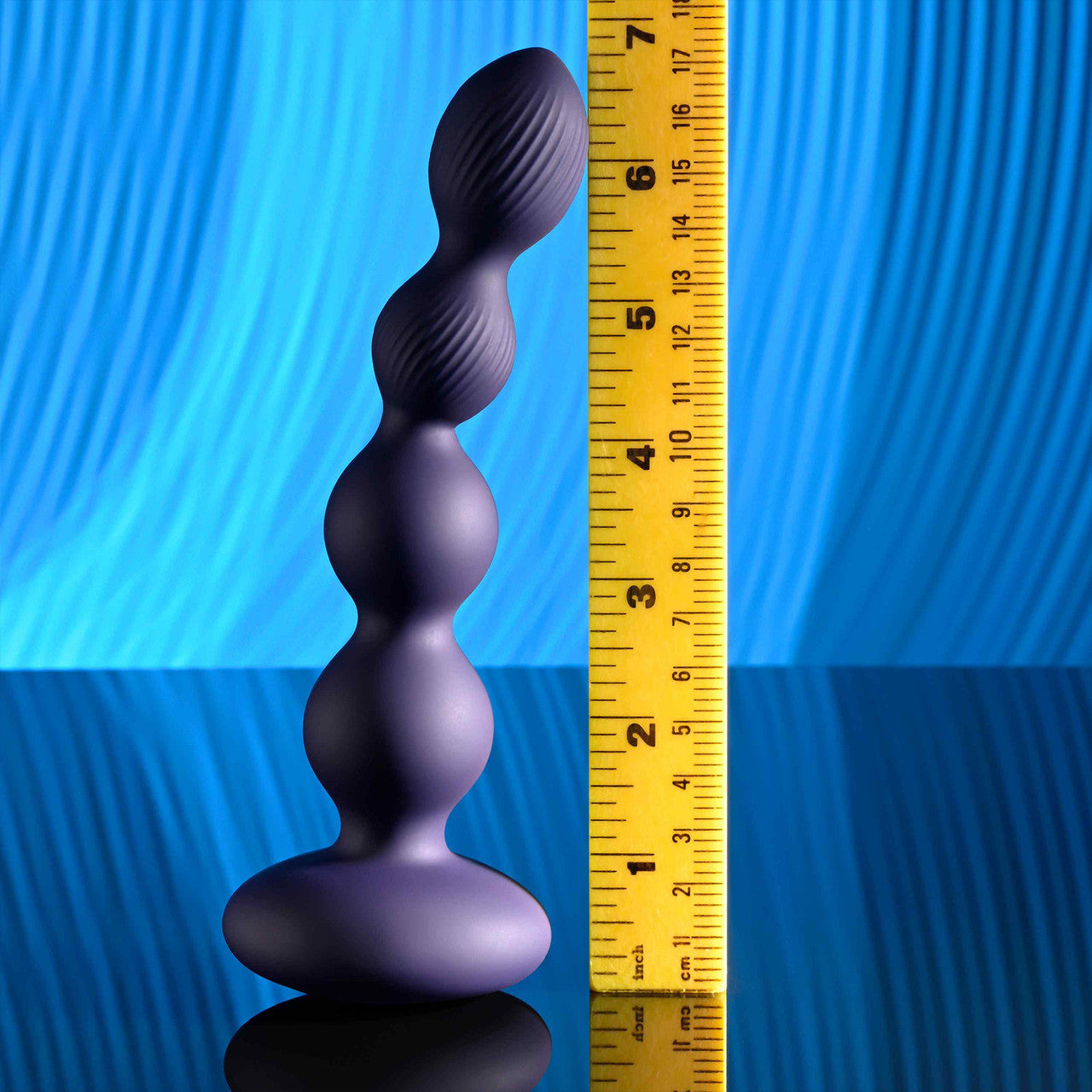 Pleasure Orbit Rechargeable Silicone Twirling, Vibrating Anal Beads With Remote By Evolved Novelties