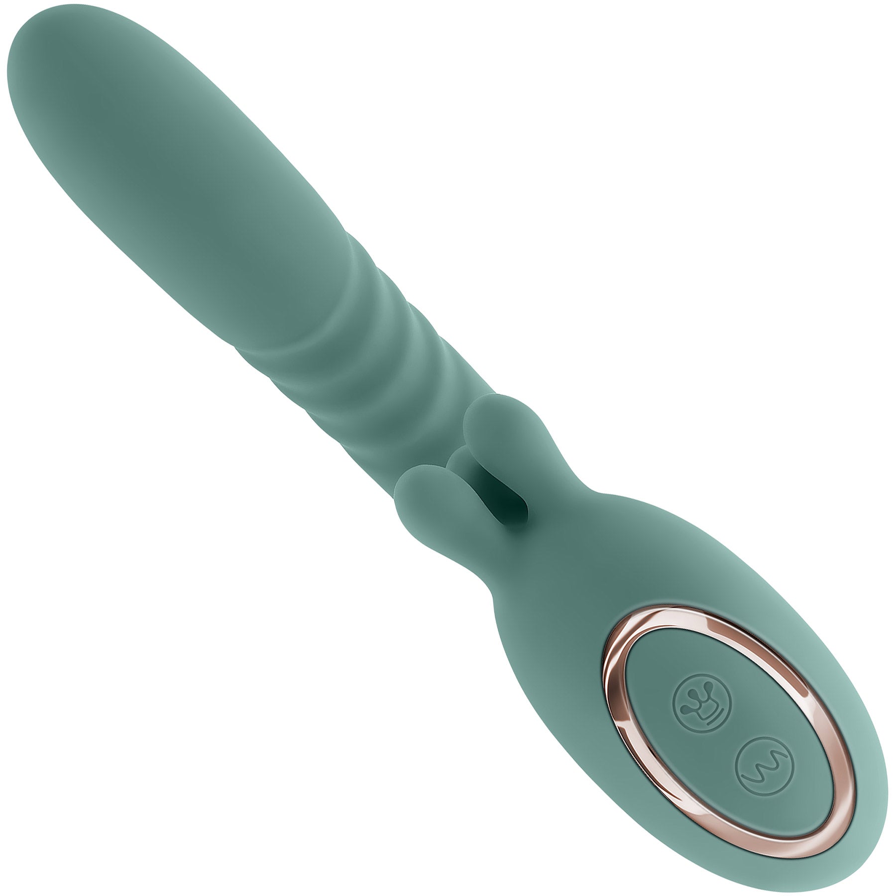 Thrust Into Ecstasy Rechargeable Silicone Rabbit Vibrator By Evolved Novelties