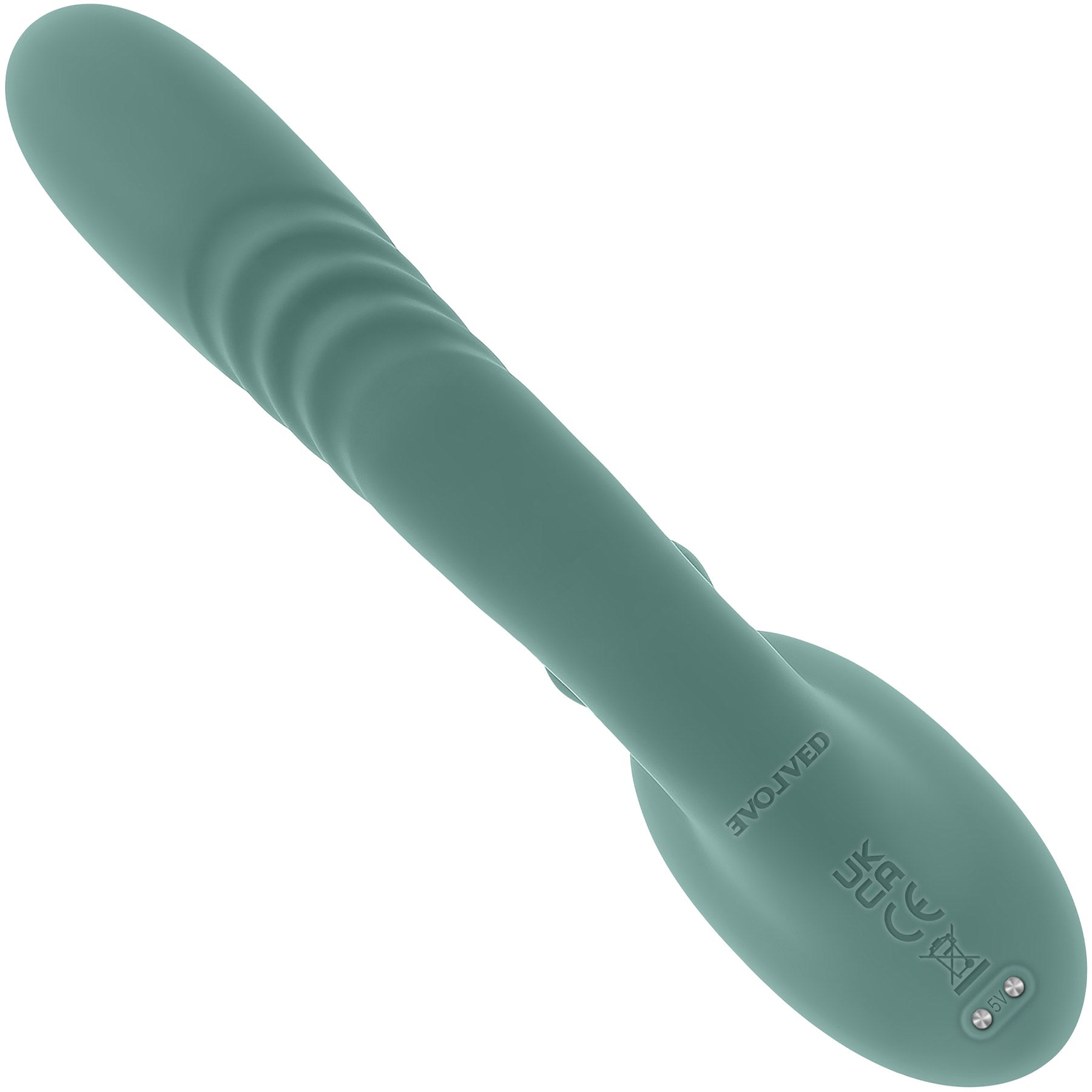 Thrust Into Ecstasy Rechargeable Silicone Rabbit Vibrator By Evolved Novelties