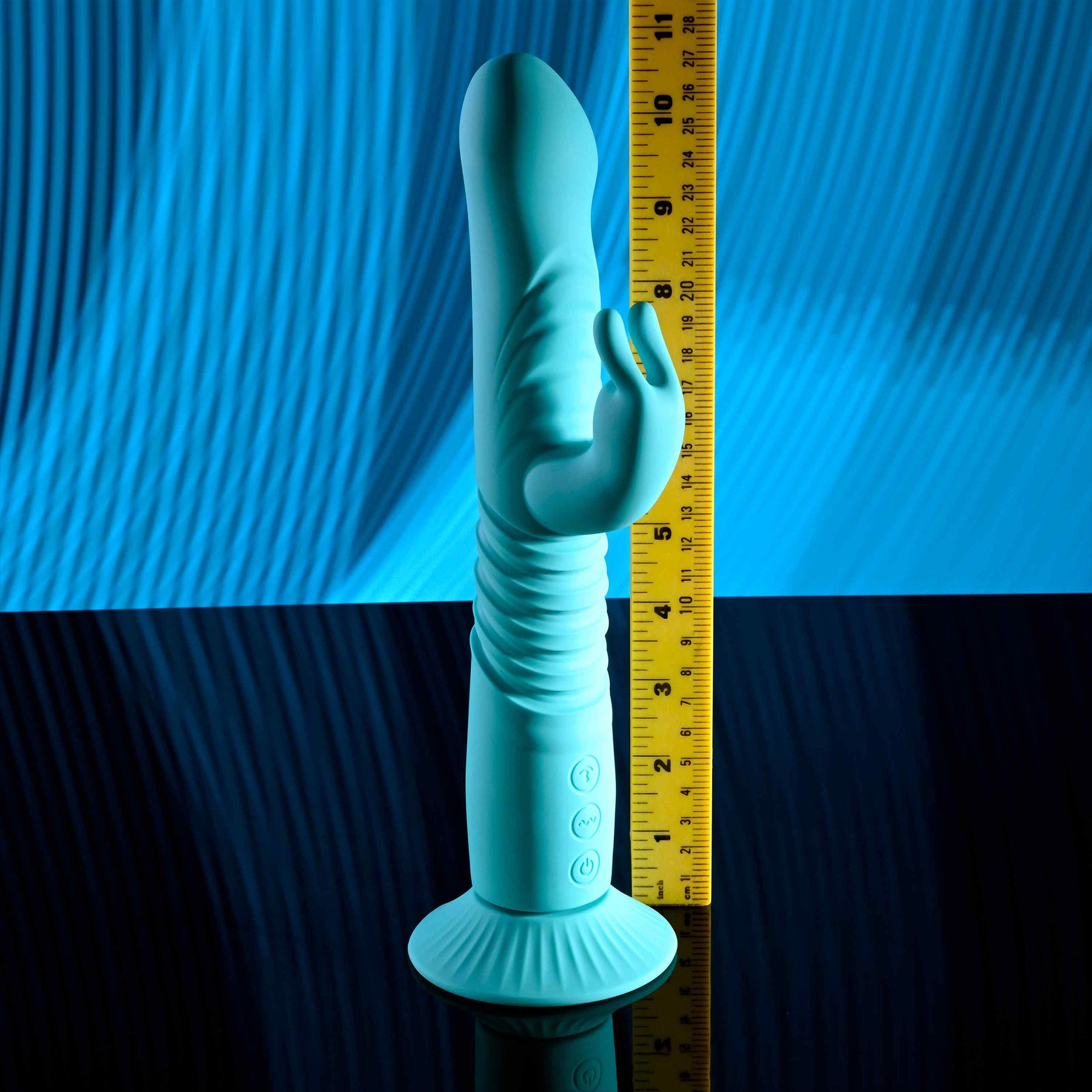 Bunny Hop Rechargeable Silicone Thrusting Rabbit Vibrator By Evolved Novelties