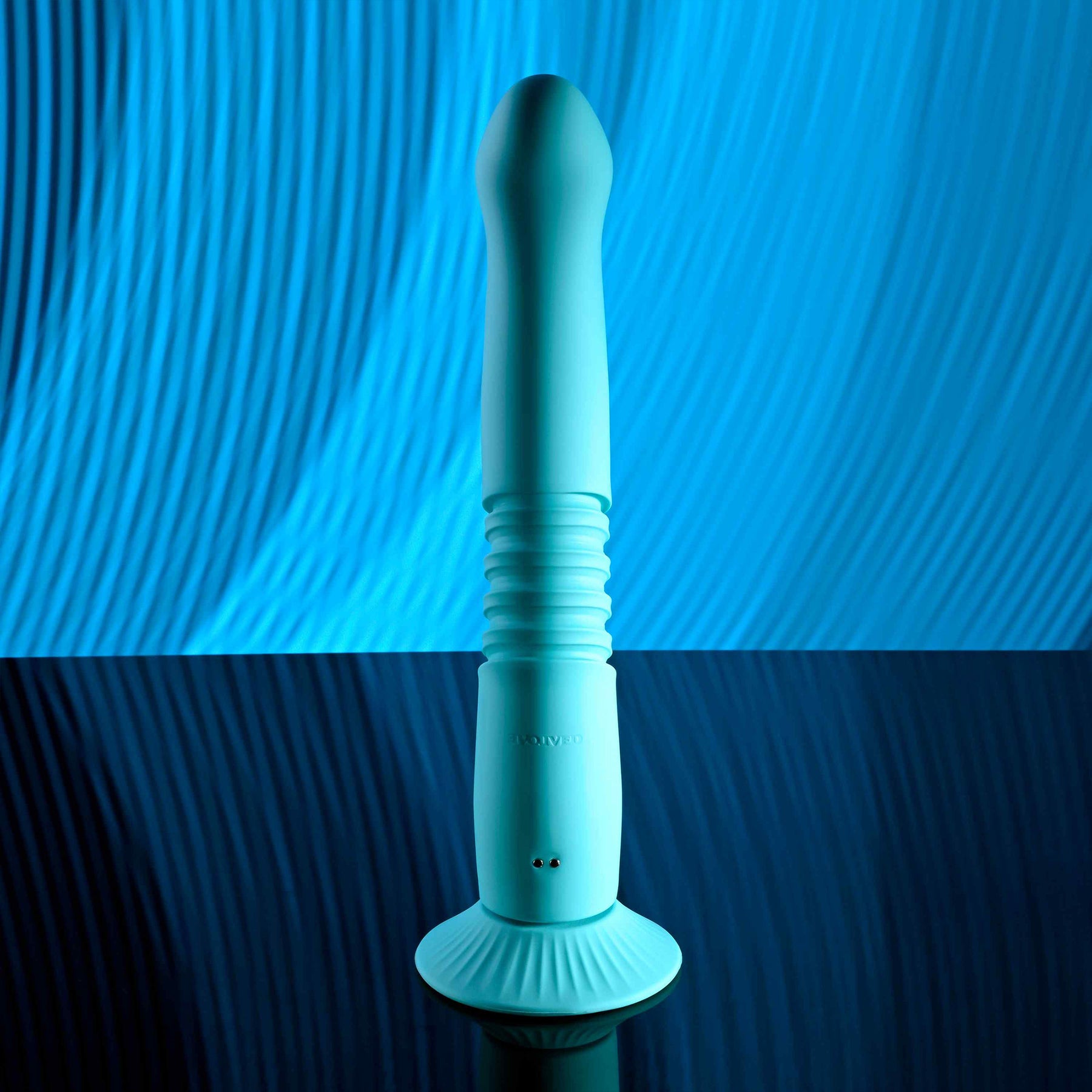 Bunny Hop Rechargeable Silicone Thrusting Rabbit Vibrator By Evolved Novelties